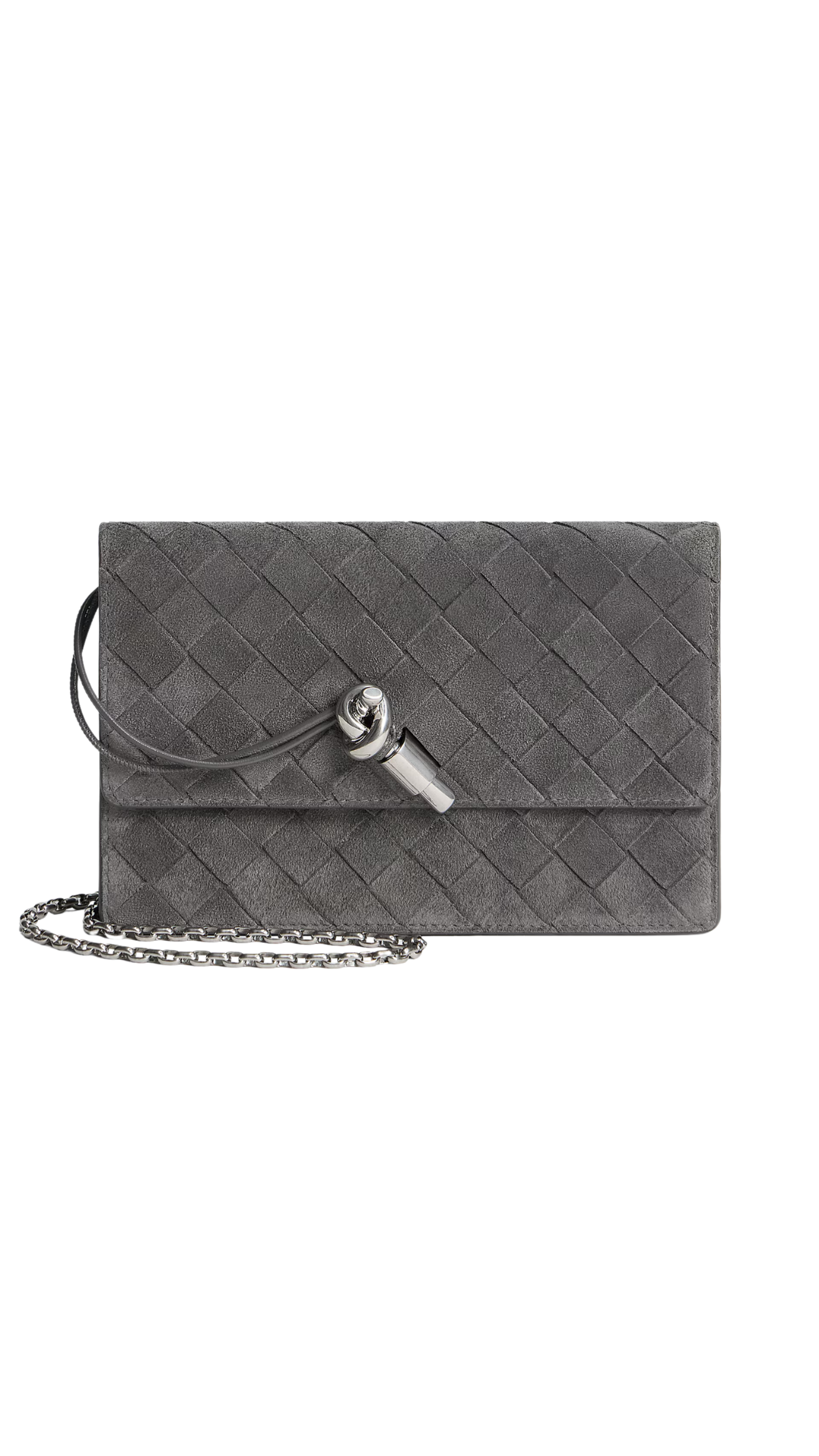 Andiamo Pouch on Strap in Obsidian Gray