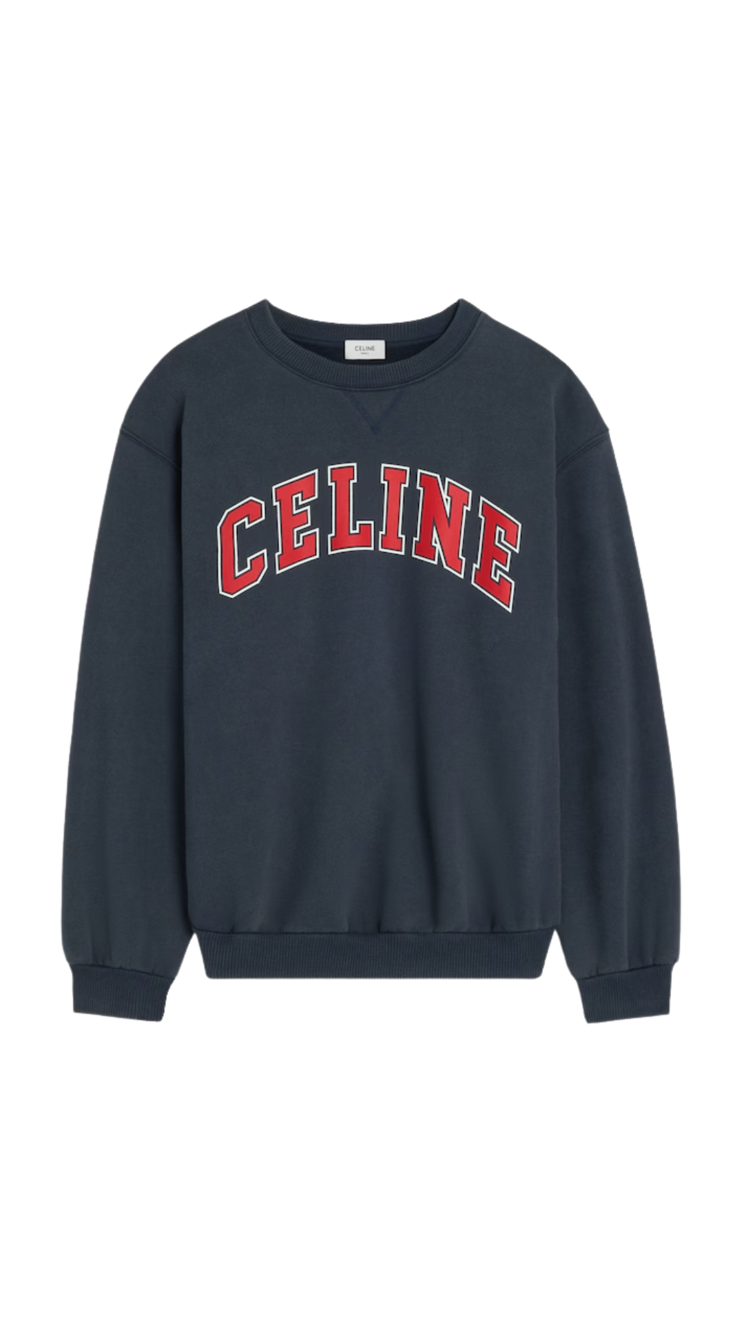 Loose Sweatshirt in Cotton Fleece