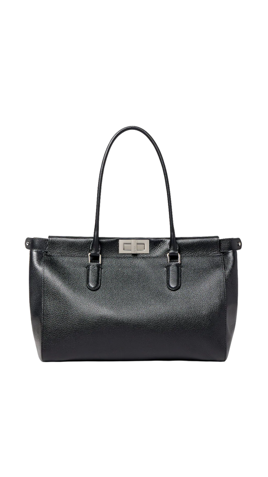 Peekaboo® Tote Small in Black Leather Bag