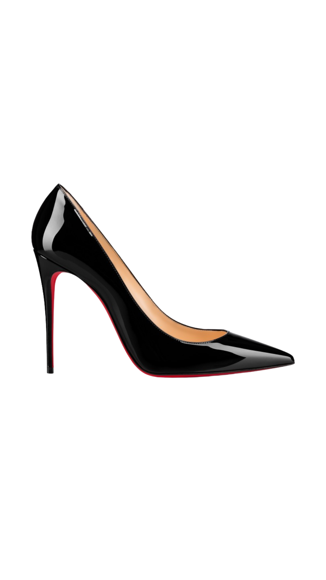 Kate 100 mm Pumps - Patent Calf Leather - Black