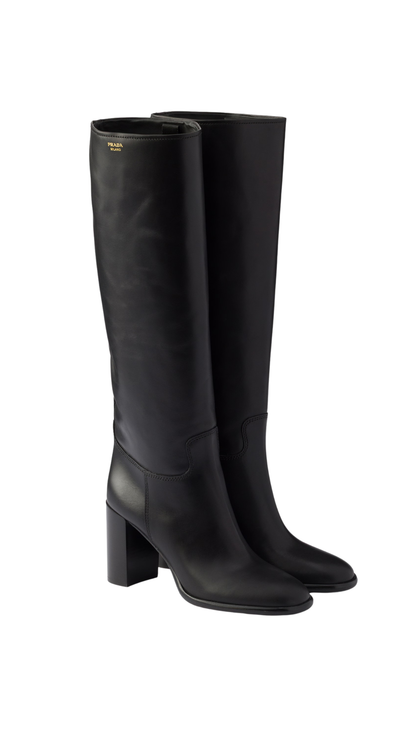 Leather Boots in Black