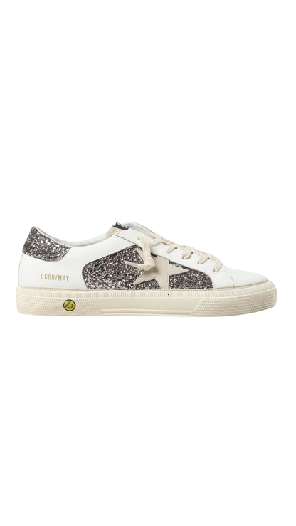 Super-Star Glitter with Suede and Leather