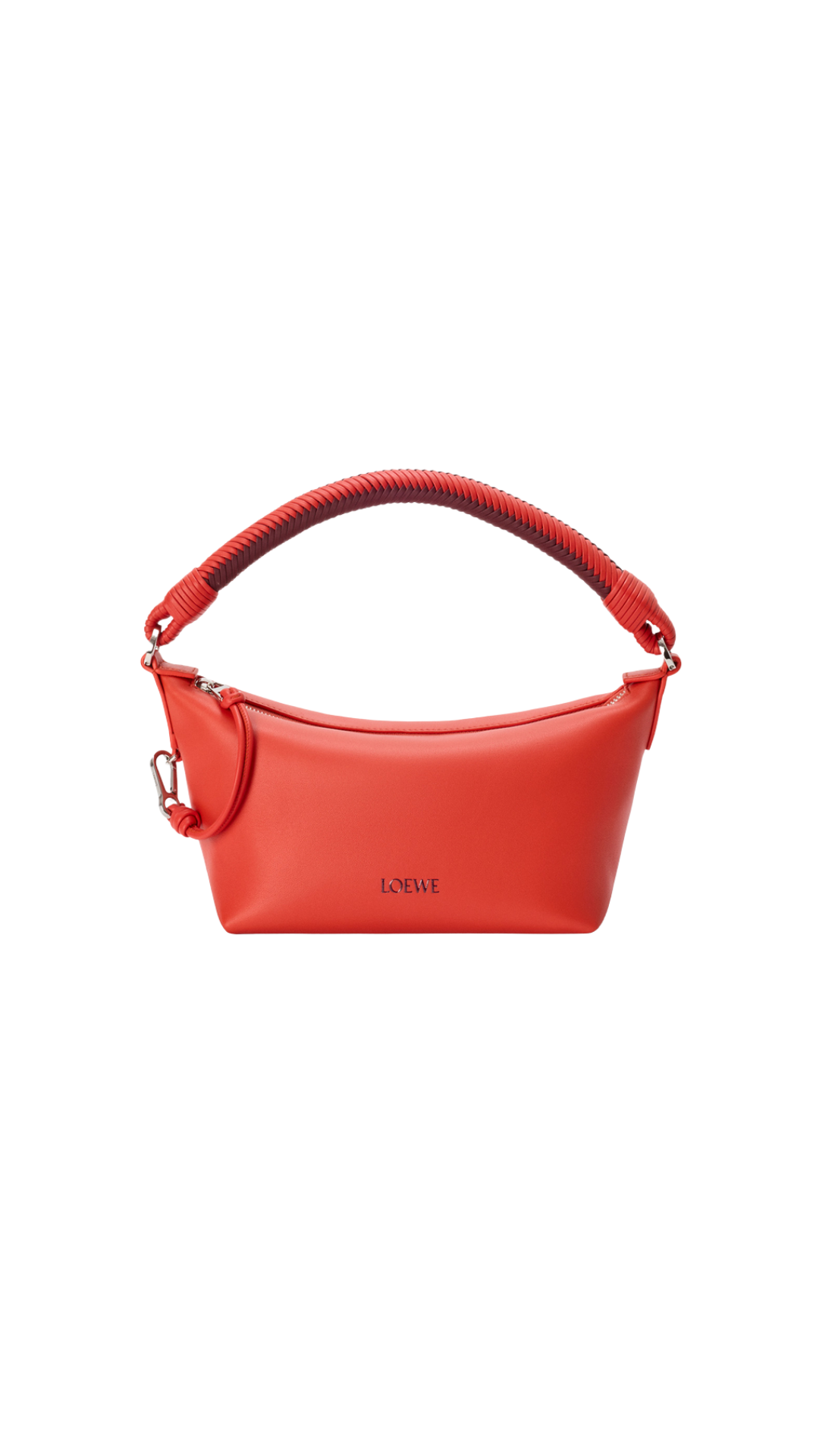 Cala Mini Bag in Mellow Nappa Lambskin in Sunrise Orange/Pink Copper Red
