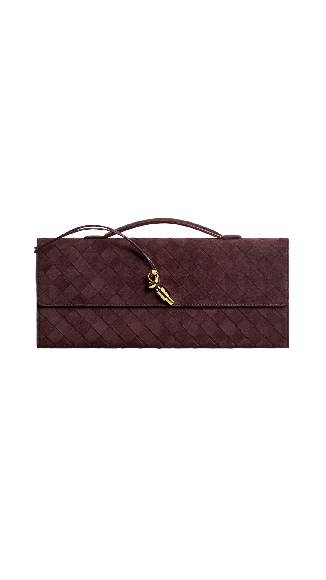 Andiamo Clutch in Deep Mahogany