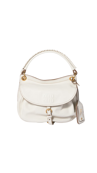 Rendez-Vous Nappa Leather Bag in Chalk White