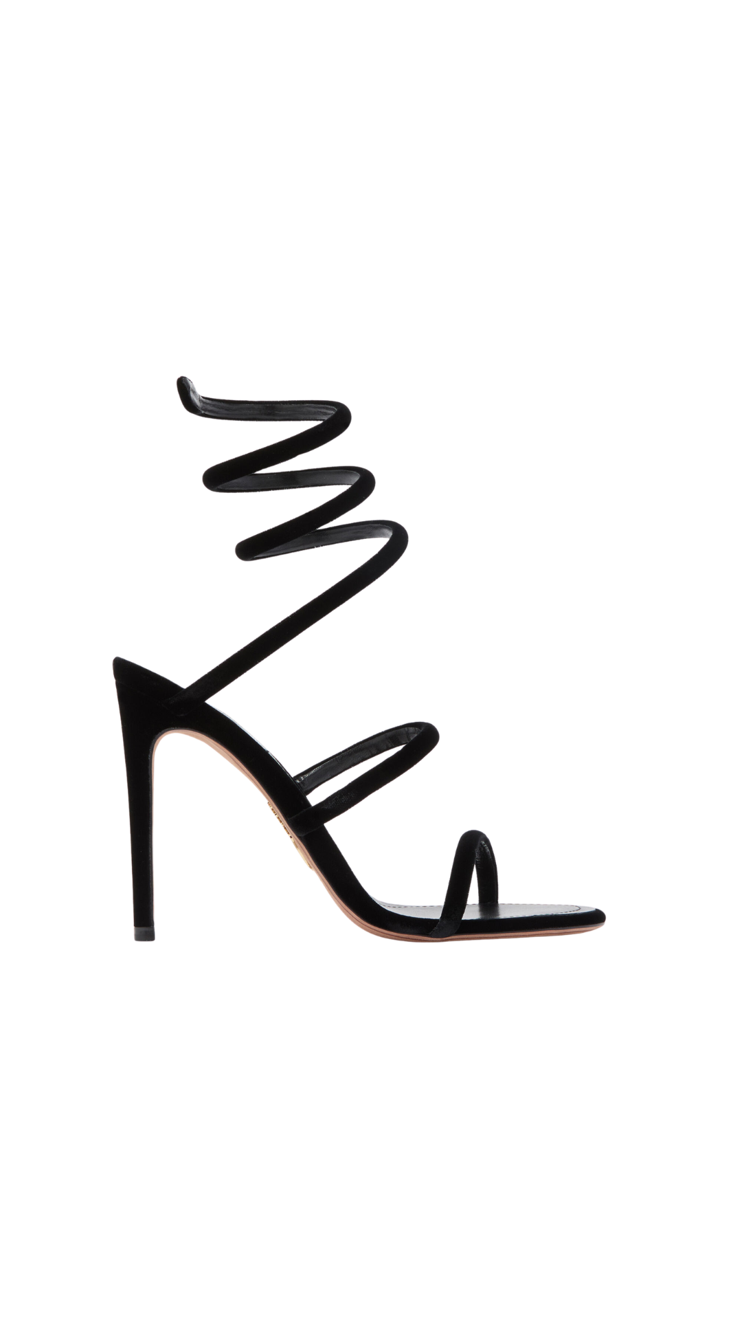 Cleo Black Velvet Sandal 105