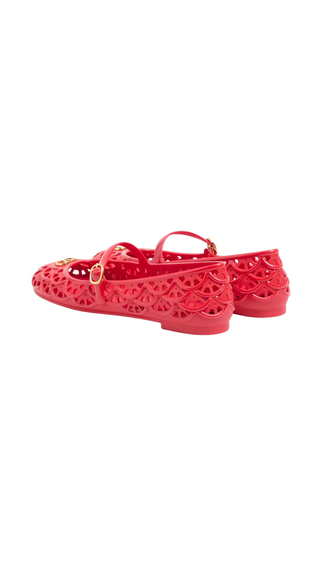 Ondette Rubber Ballerina in Coral