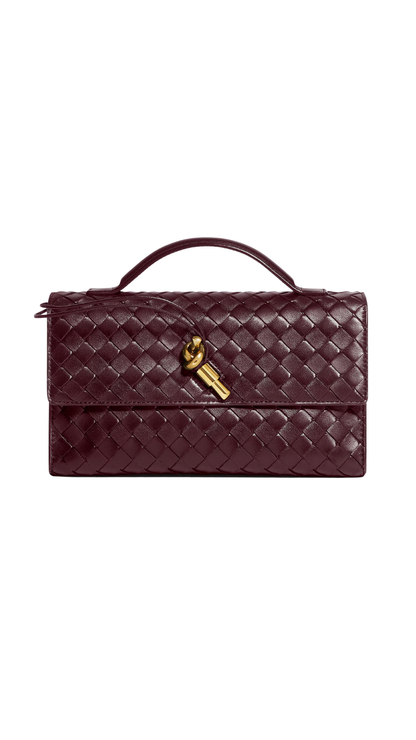 Andiamo Clutch 25 in Deep Mahogany
