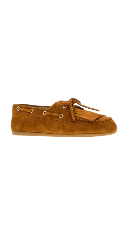 Moccasins in Brown Suede