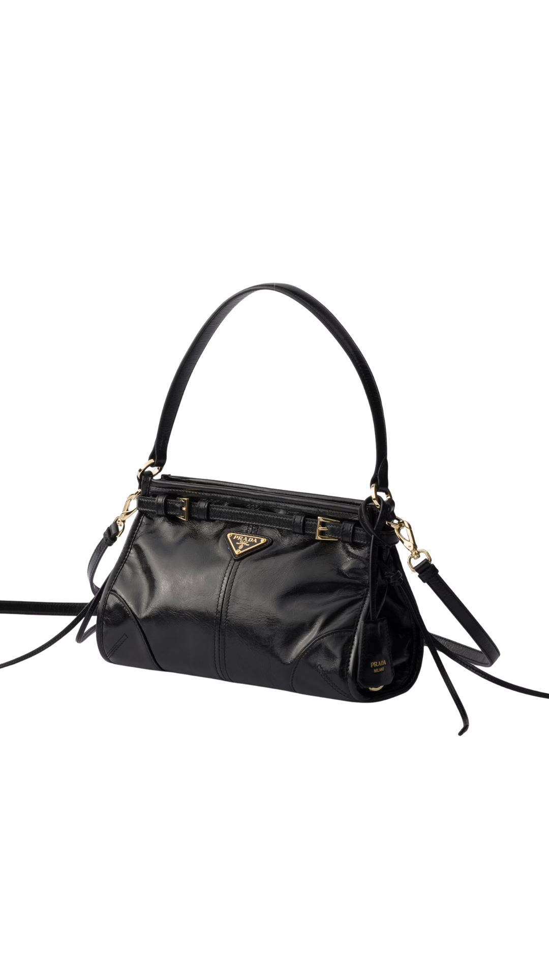 Bonnie Small Leather Handbag in Black