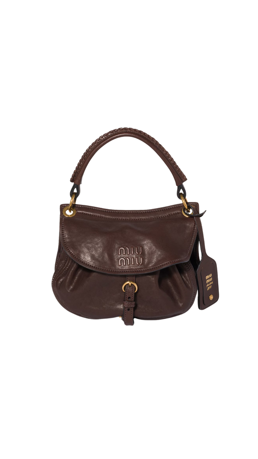 Rendez-Vous Nappa Leather Bag in Briarwood