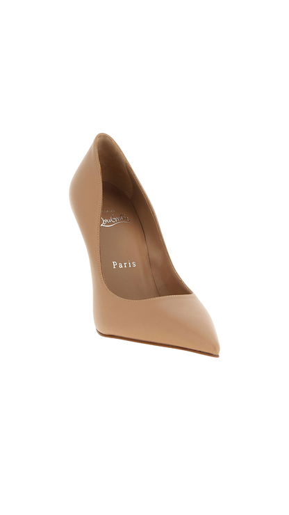 Zapatos de tacón Miss Z de 100 mm - Piel de napa de cordero - Rosa nude - Mujer