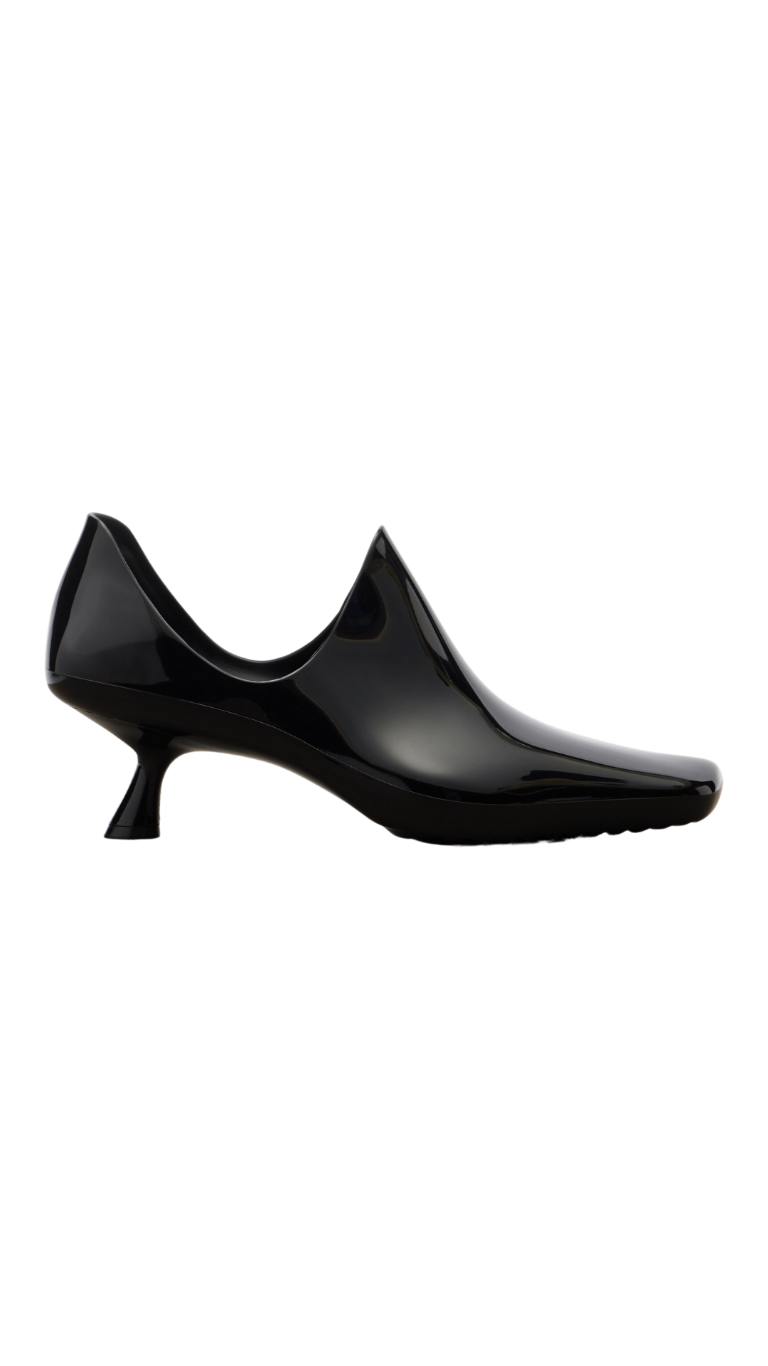 Emily PVC Ankle Boots in Black