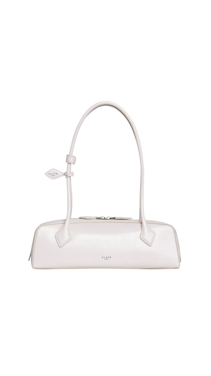 Le Teckel Medium Bag in Ivory Goatskin
