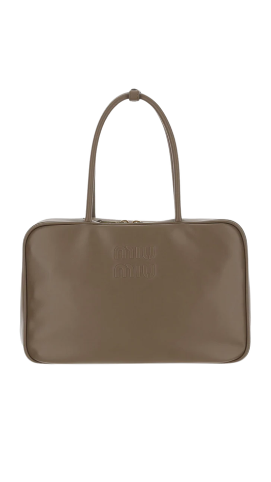 Beau Leather Bag in Tundra