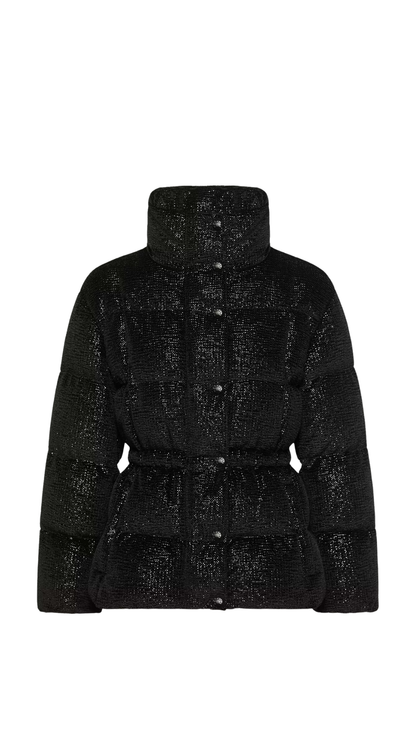 Mouettes Short Down Jacket in Black