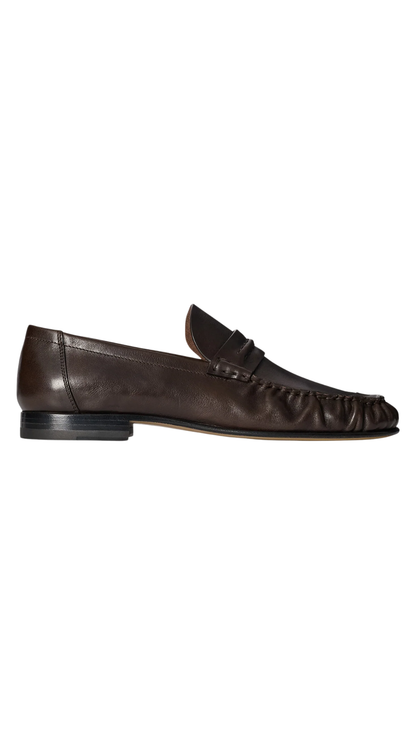 Theo Moccasin in Lacquer Brown