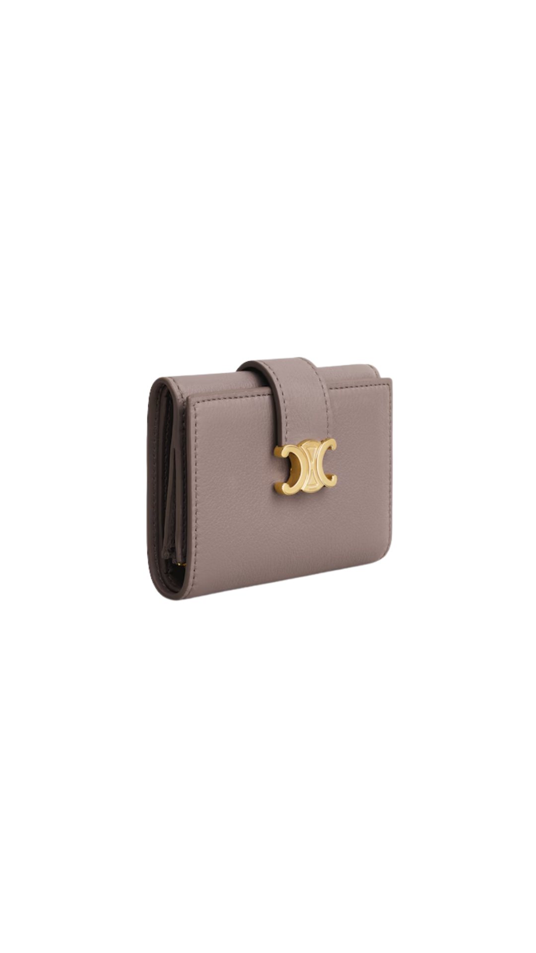 Fine Strap Wallet in Pebble