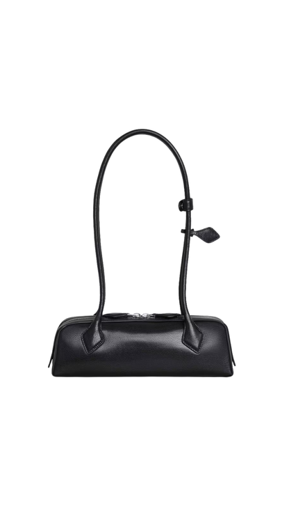 Le Teckel Small Bag in Black Goatskin