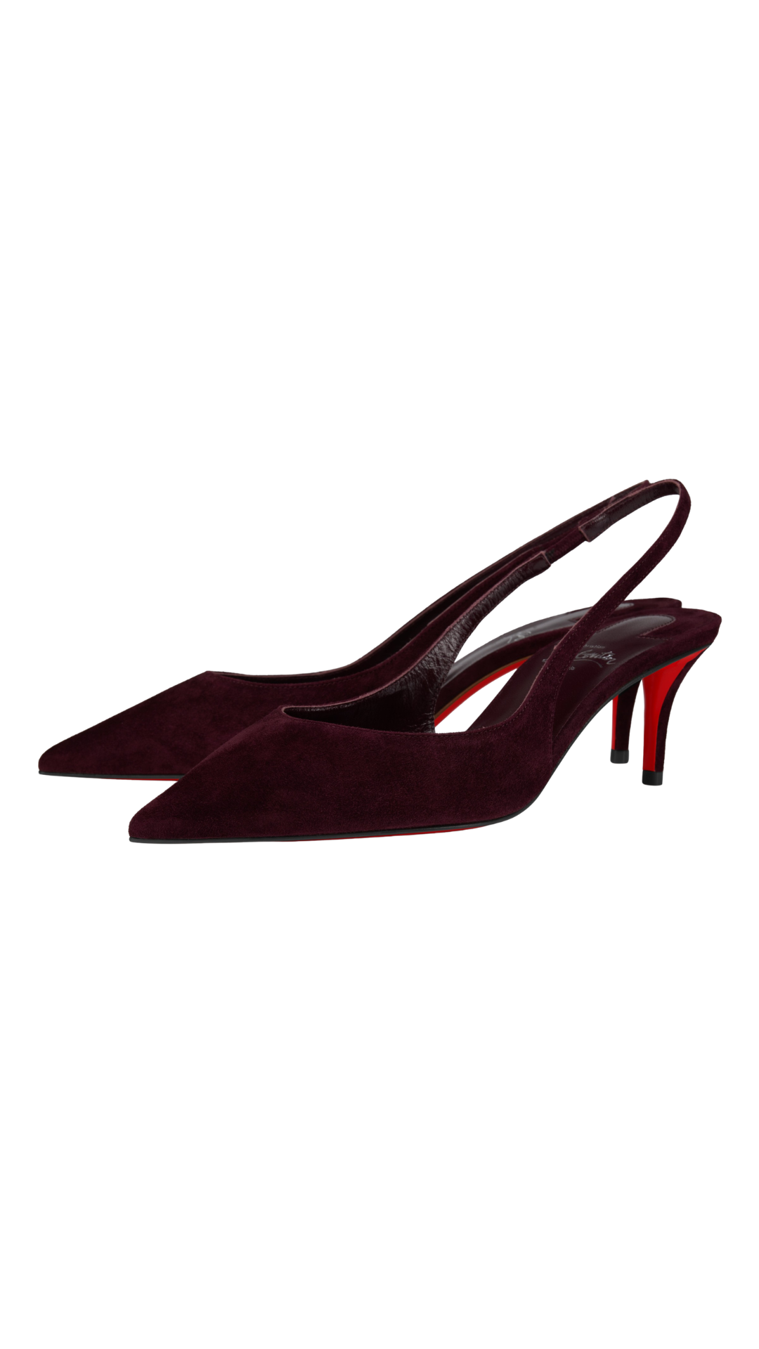Miss Z Sling Back 60 mm Slingback Pumps - Veau Velours - Dulse