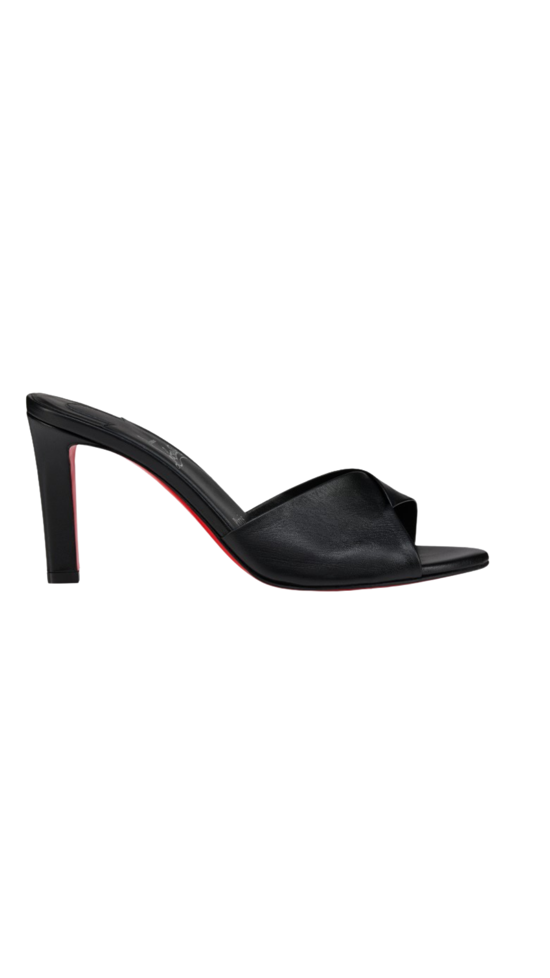 Fanny Slide 85 mm Mules - Kid leather - Black