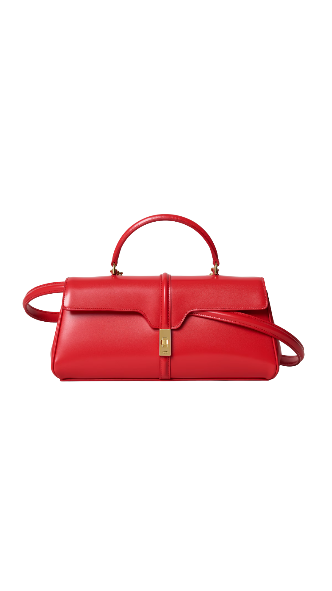 Le 16 Side-to-Side in Ultra Red Satinated Calfskin