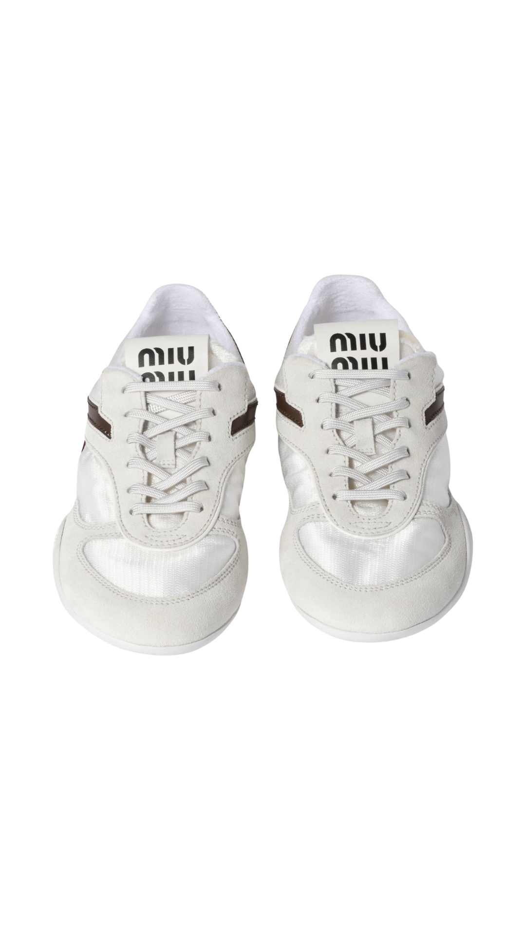 Zapatillas deportivas Gymnasium en tejido técnico y ante en blanco/burdeos