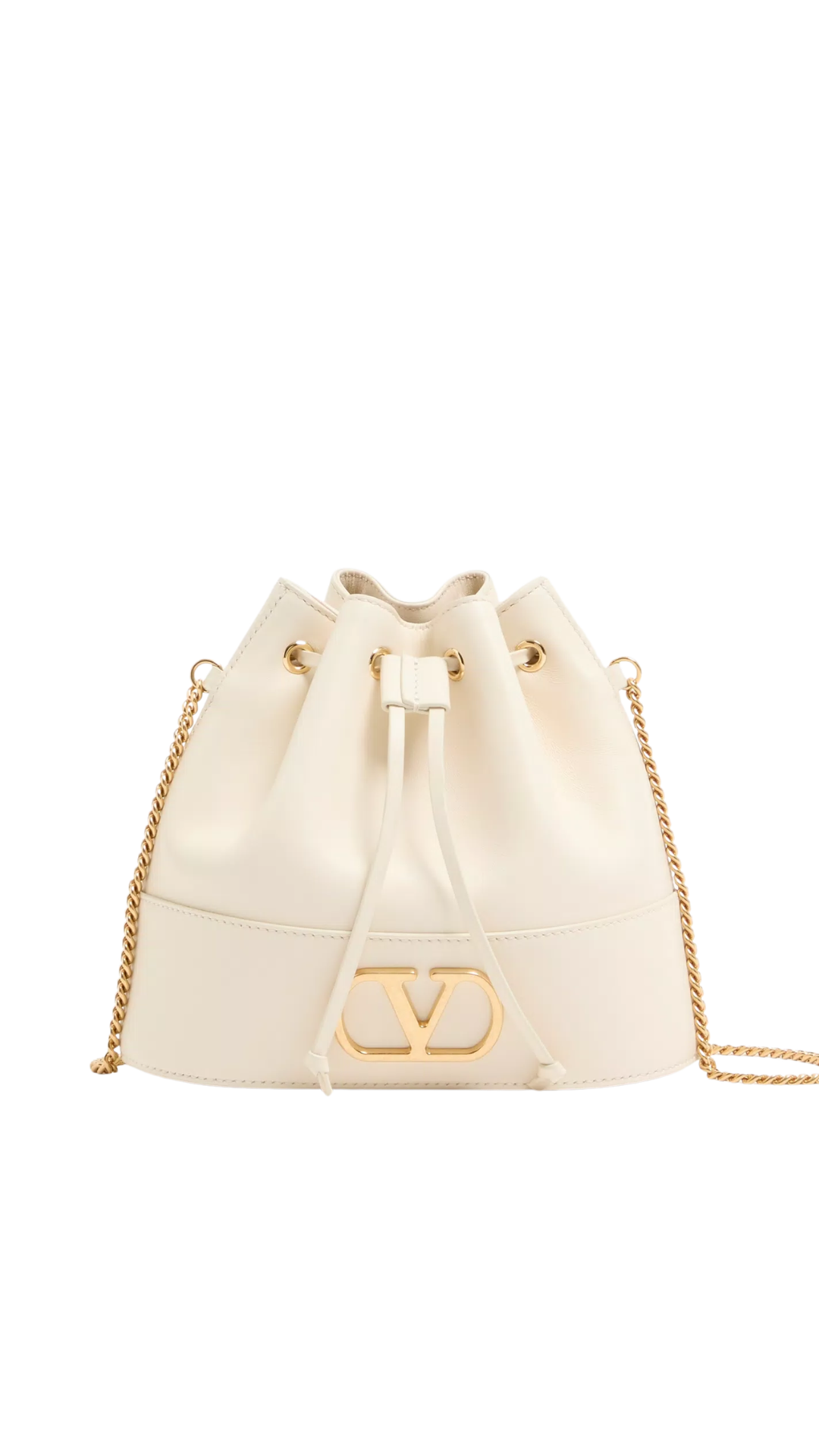 Mini VLogo Signature Bucket Bag In Nappa Leather