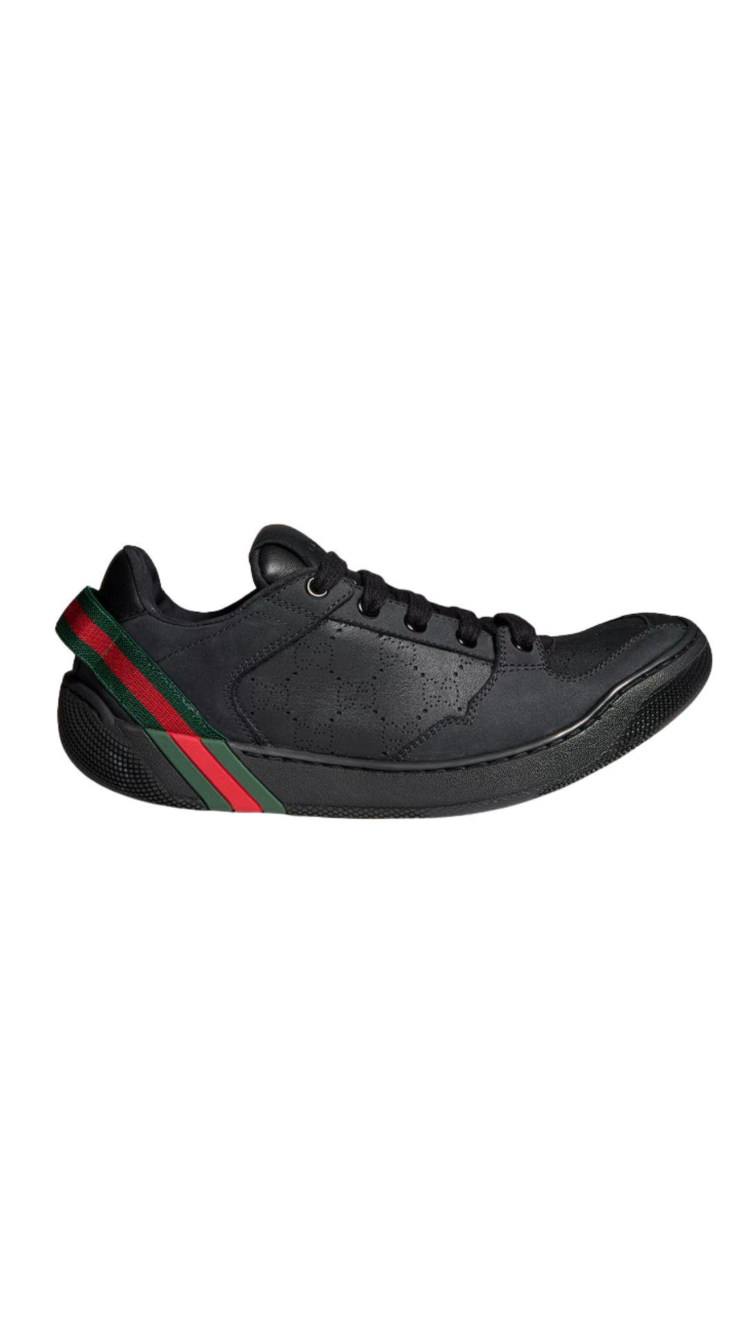 Screener Sneaker in Black GG Leather