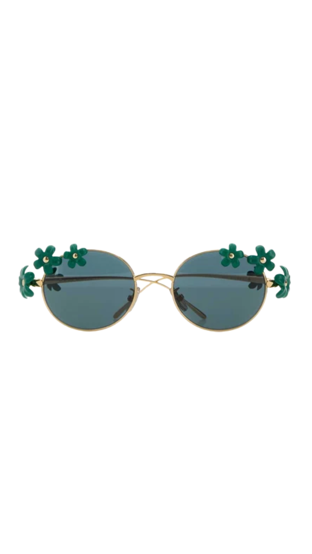 Daisy Field Sunglasses in Emerald Green