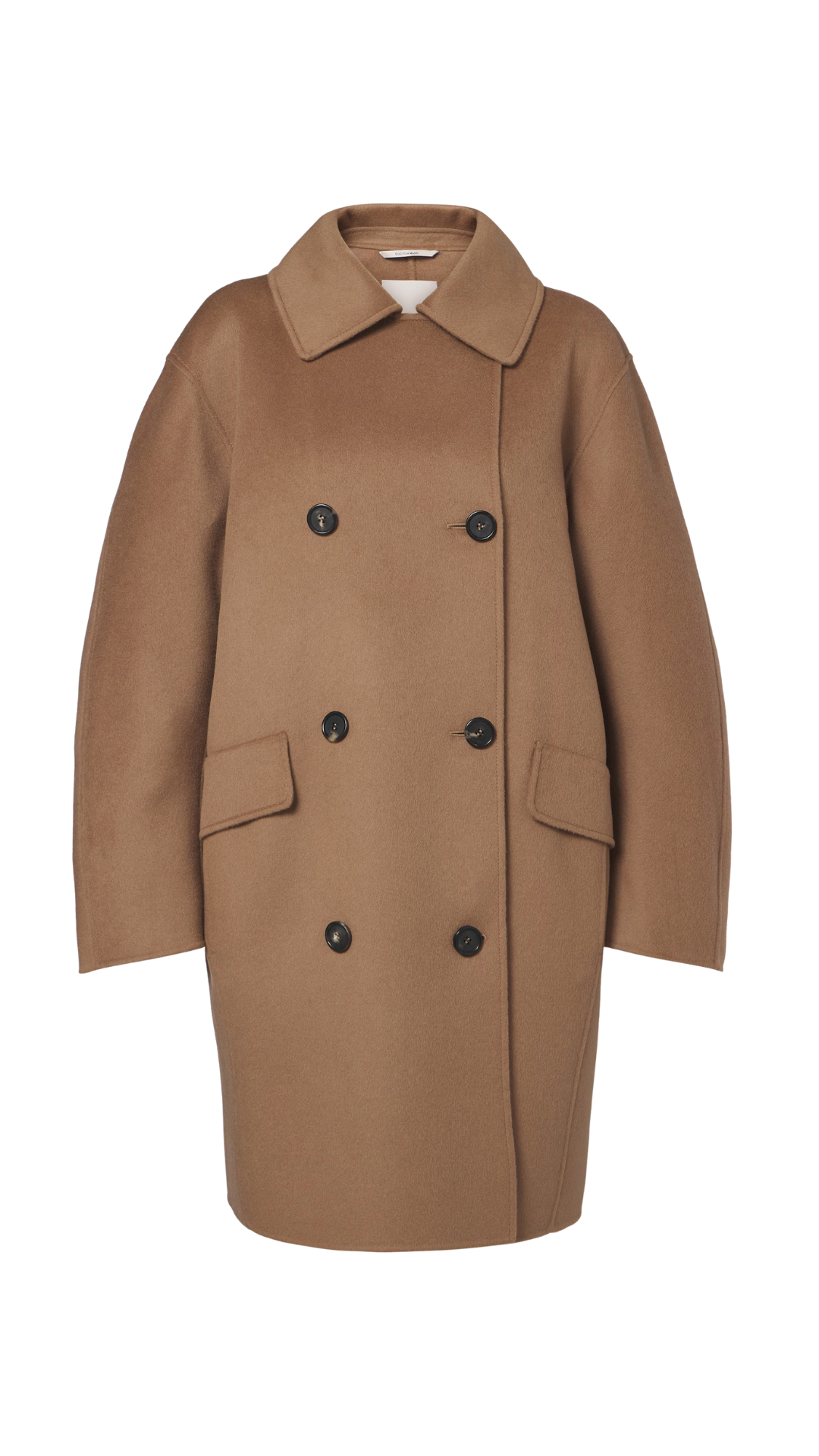 Double-Breasted Virgin Wool Coat