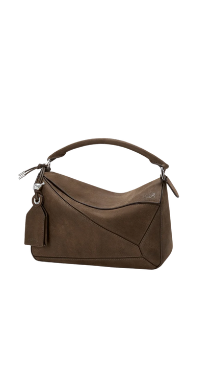 Small Featherlight Puzzle Bag in Tundra Grained Nubuck