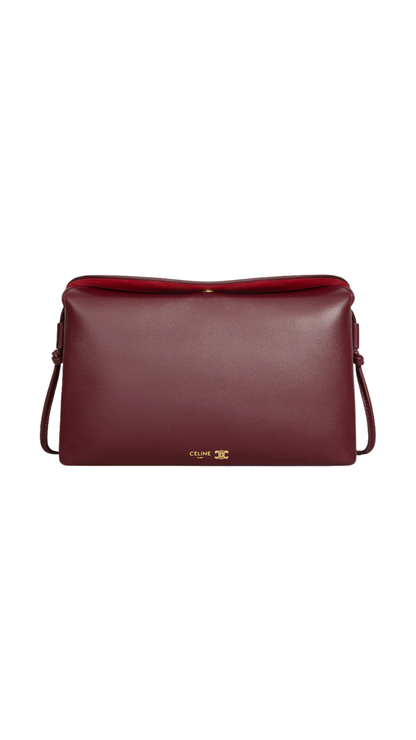 Trio Flap in Syrah Smooth Lambskin