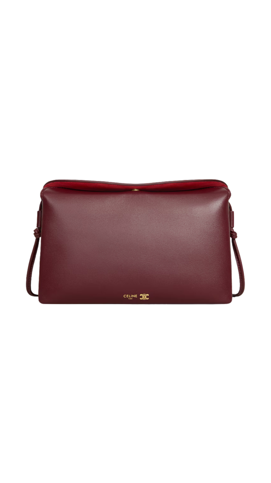 Trio Flap in Syrah Smooth Lambskin