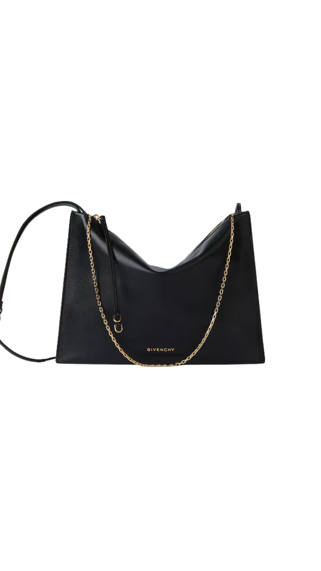 Voyou Pouch in Black Shiny Leather