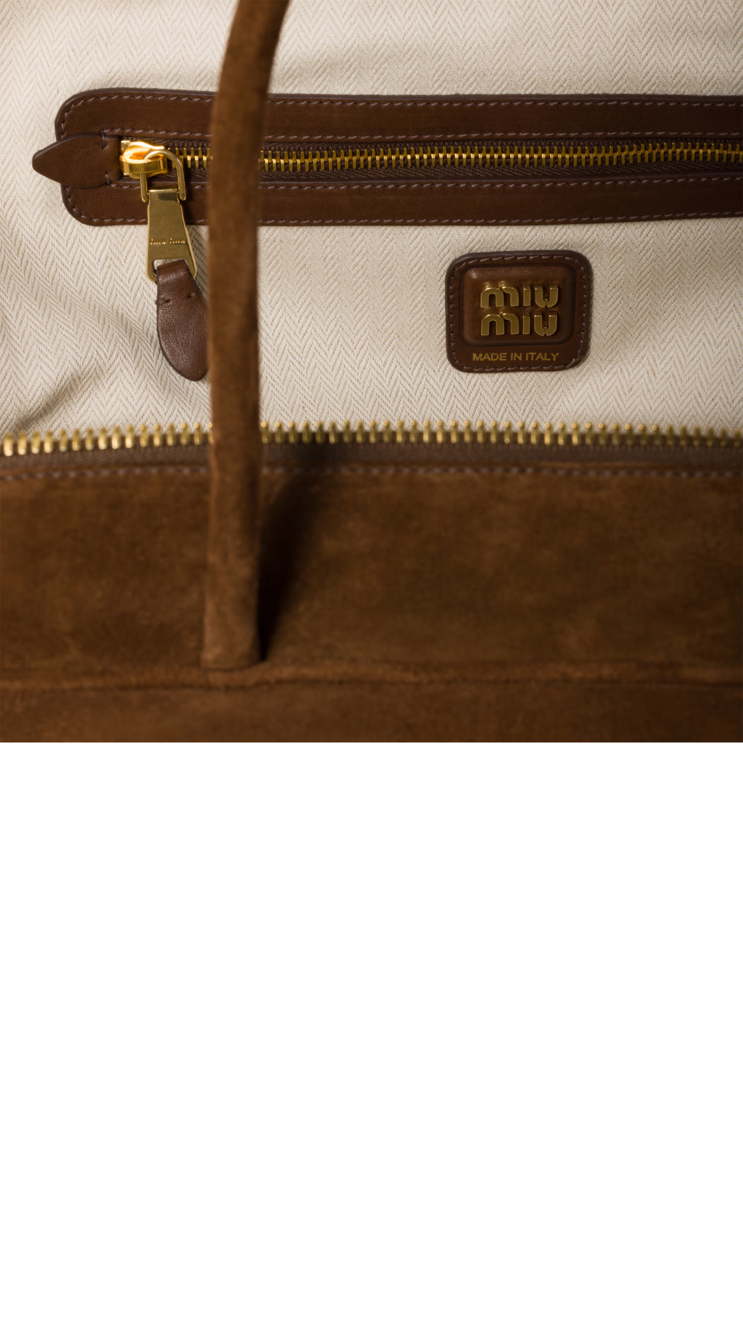 Suede Beau Bag in Cocoa Brown