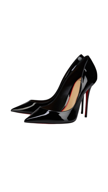 La Pigalle Pumps in Black Patent Calf Leather