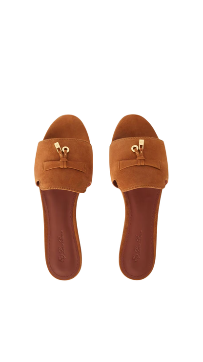 Summer Charms Sandal in Suede Goatskin