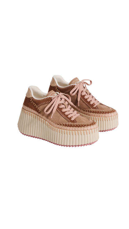 Puffer Medium in Faded Rose Lambskin