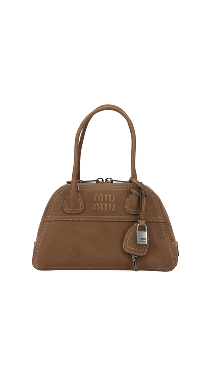 Vivant Leather Bag in Brown