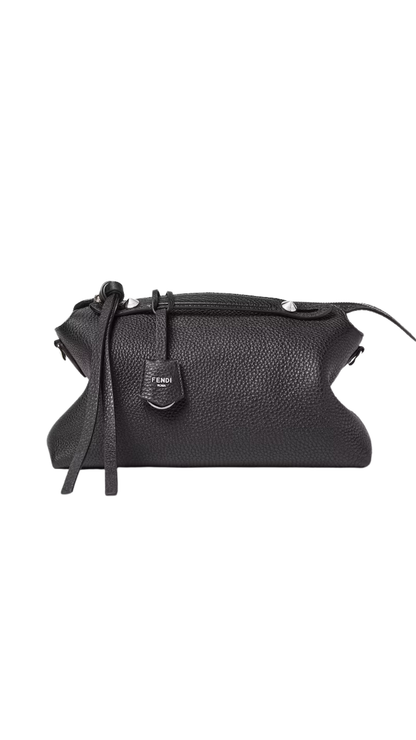 By The Way Soft Medium in Black Cuoio Romano Leather Bag