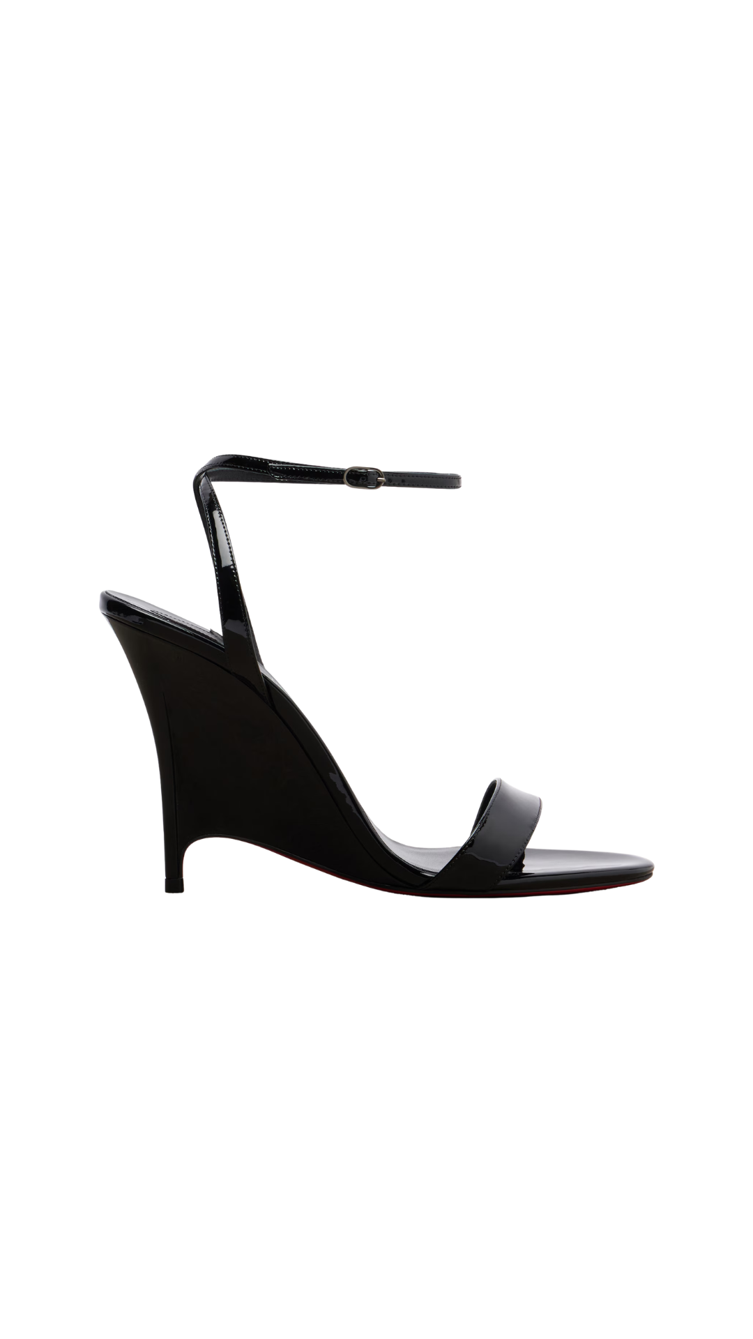 Zeezeenella 100 mm Strappy Sandals - Patent Calf Leather - White- Women