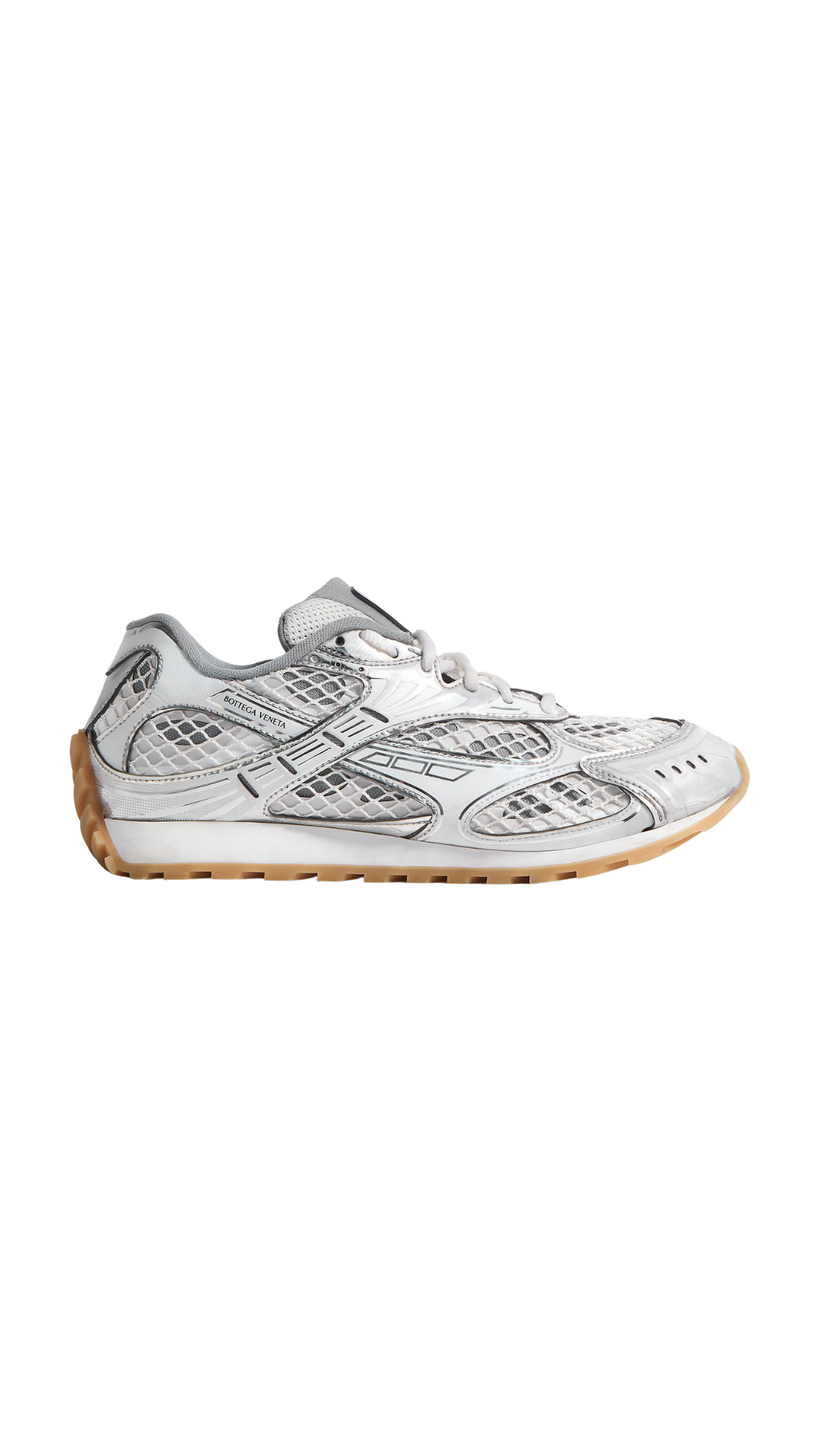 Orbit Sneaker in Silver / White / Optic White Rubber