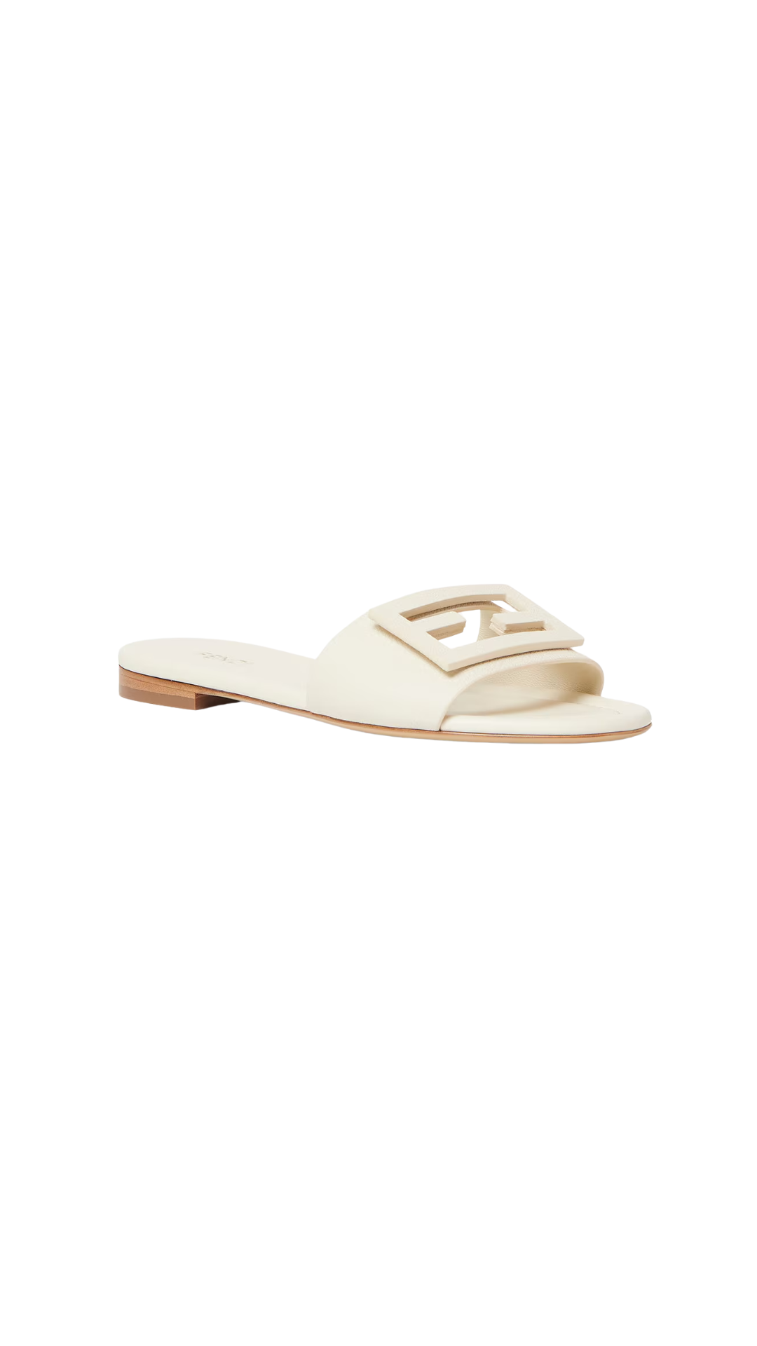Baguette in Beige Leather Slides