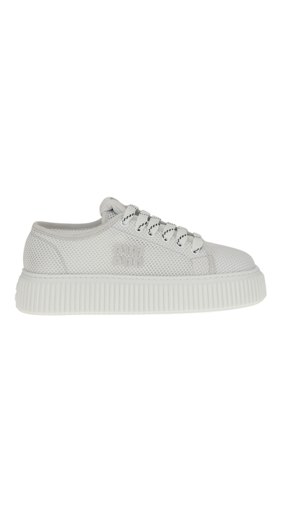 Platform Sneakers in White