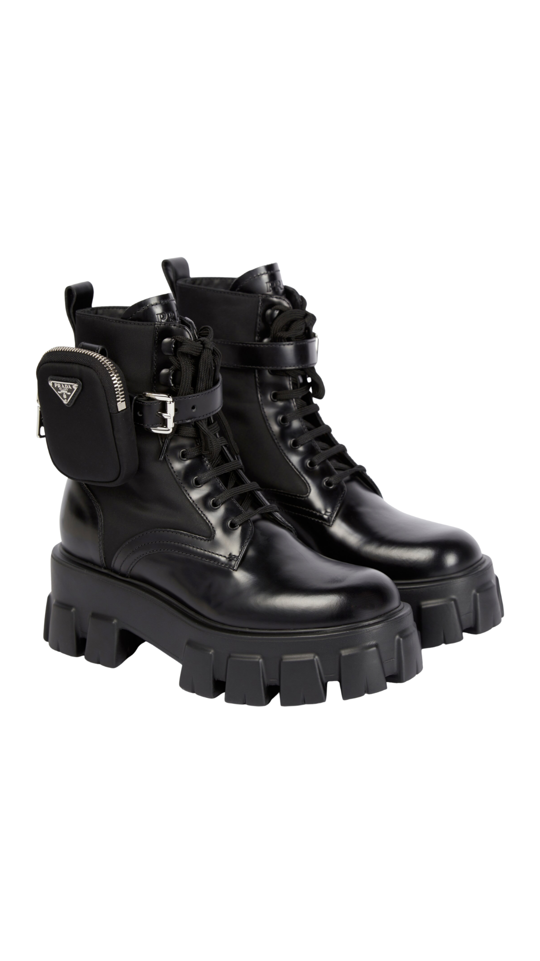 Monolith Leather Ankle Boots in Black
