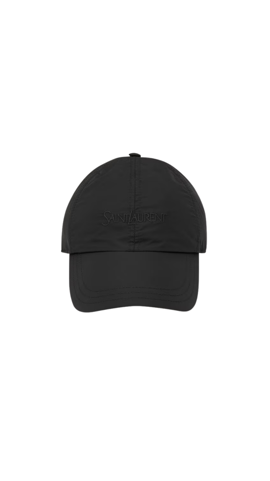 Saint Laurent Cap In Black Nylon