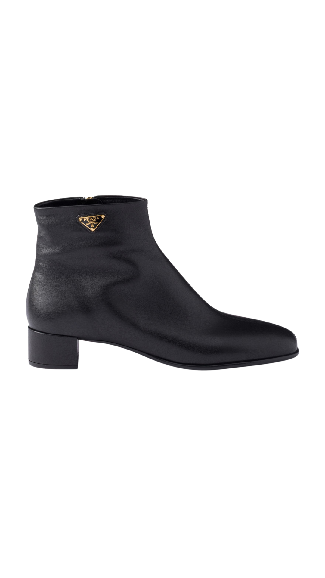 Nappa Leather Booties in Black