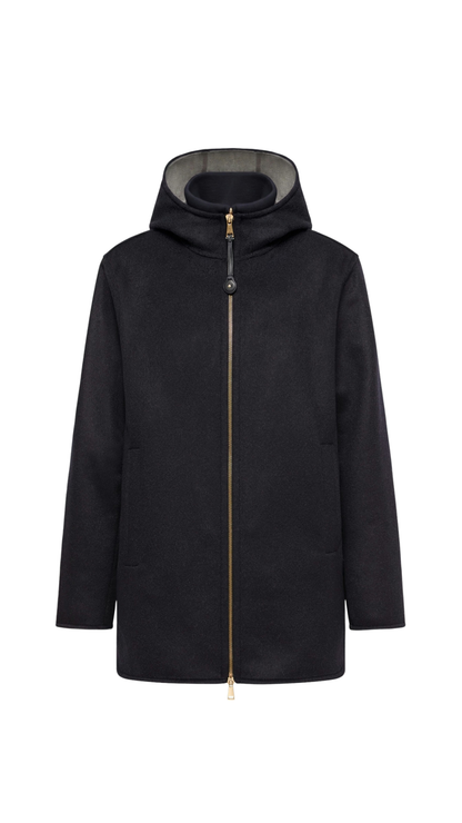 Hemiptere 3-in-1 Hooded Wool & Cashmere Down Jacket