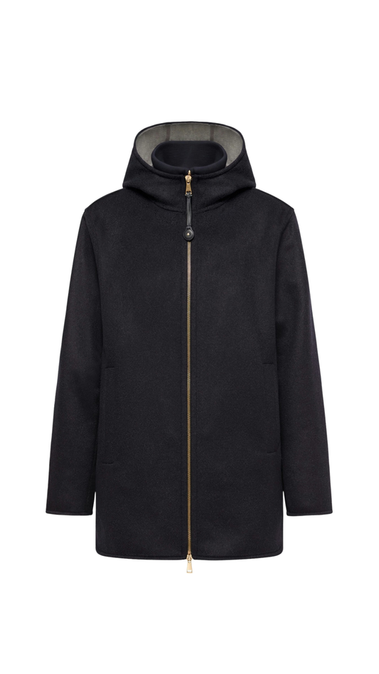 Hemiptere 3-in-1 Hooded Wool & Cashmere Down Jacket